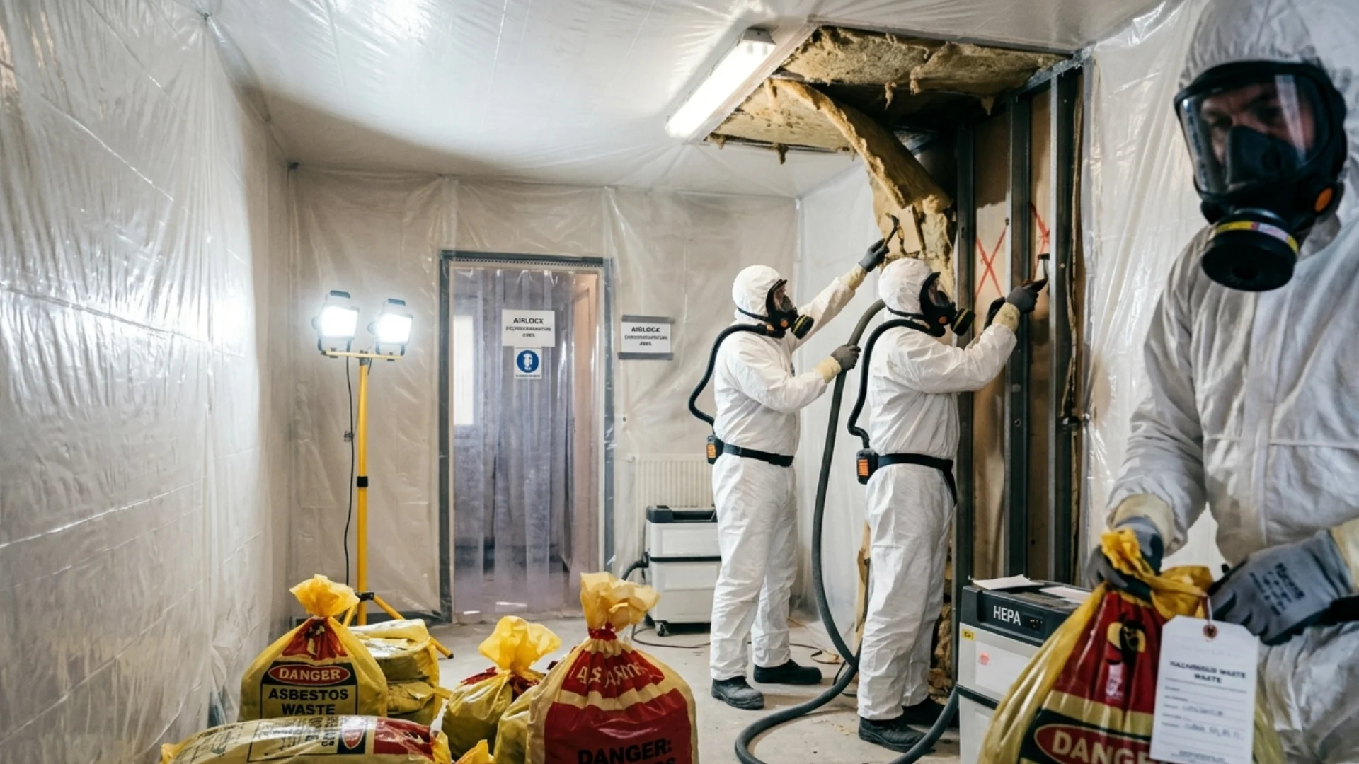 Curage et désamiantage