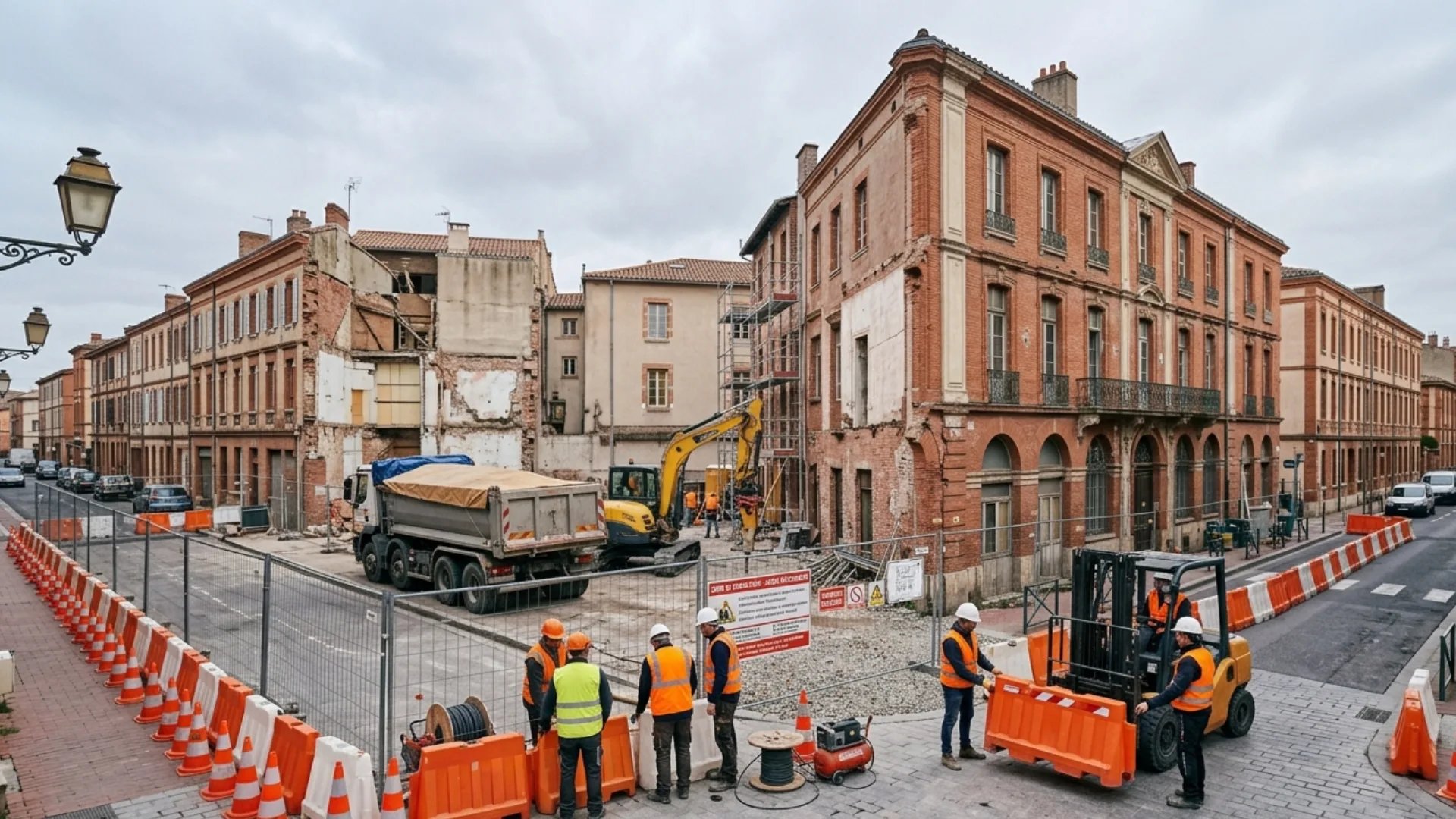 Préparation du chantier